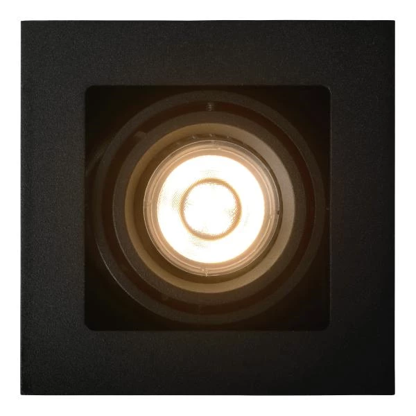 Lucide CHIMNEY - Recessed spotlight - 1xGU10 - Black - detail 4